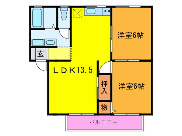 シャルム南山本の物件間取画像